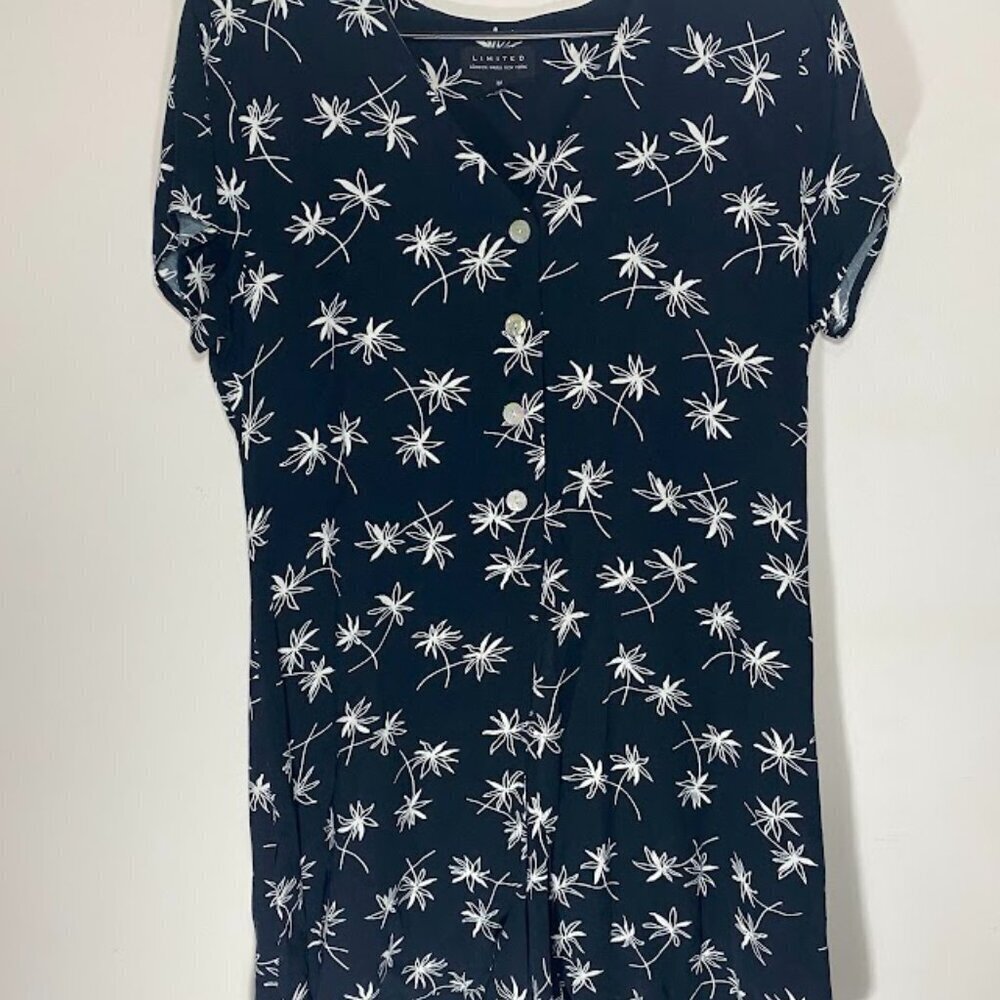 Limited London Paris New York Floral Romper